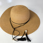 MOWWA-İpli hasır şapka