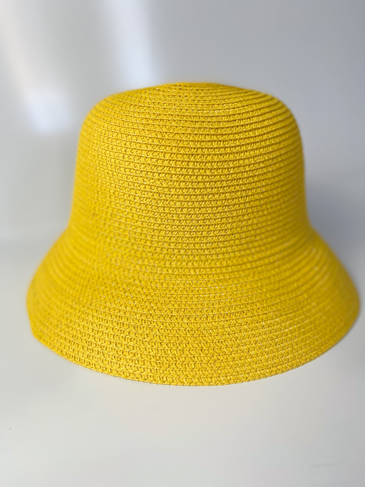 MOWWA-Sarı renk hasır şapka