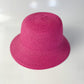 MOWWA- Fuşya renk hasır şapka