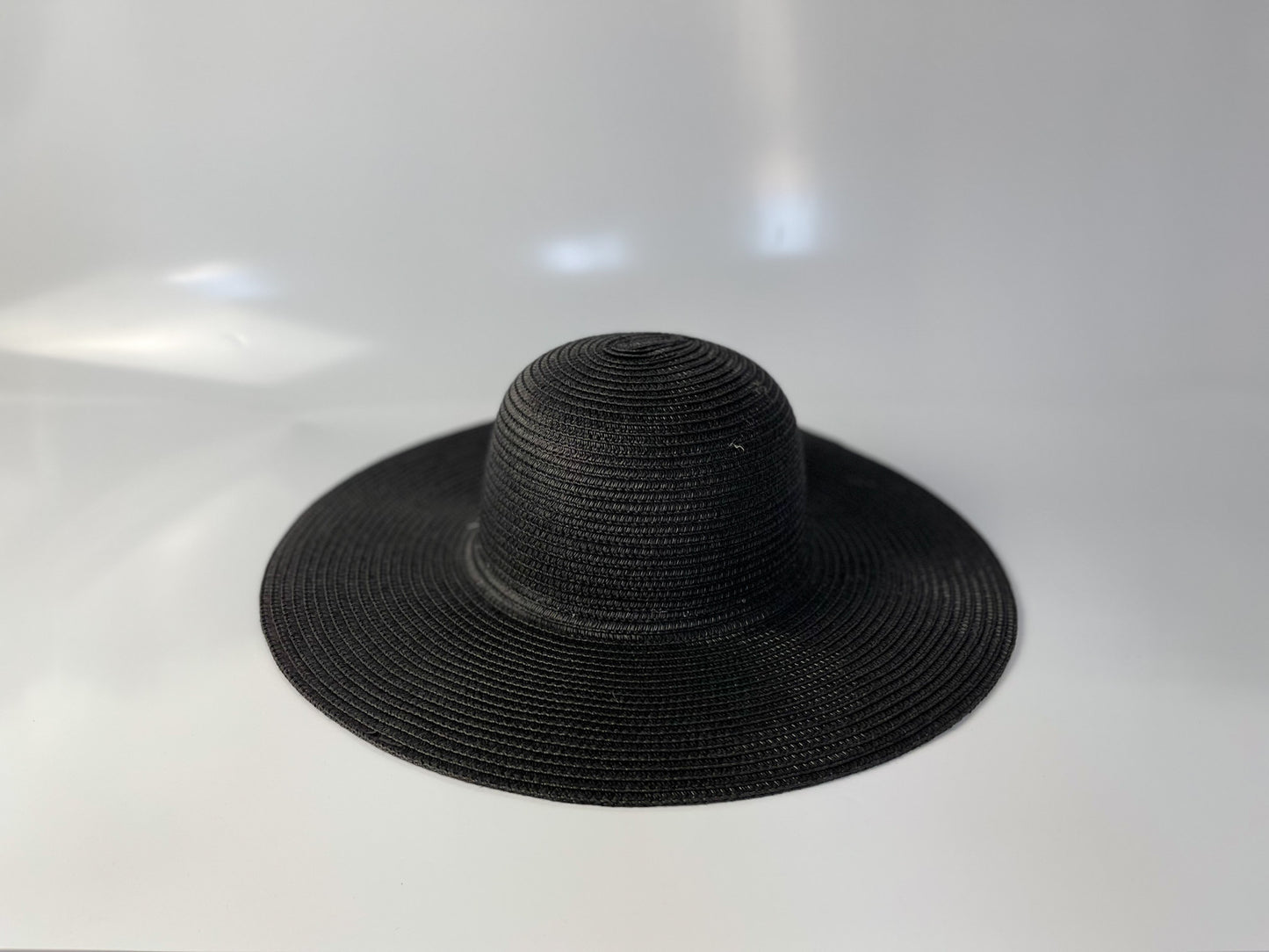 MOWWA-Siyah renk hasır şapka